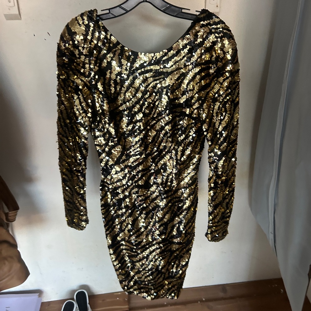 Vintage Lillie Rubin Sheath Animal Print Dress